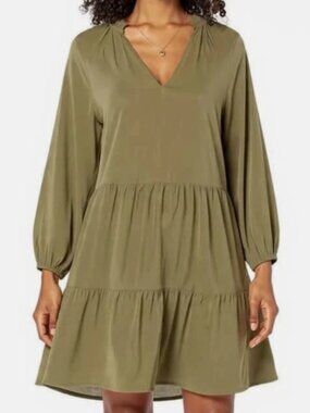 The Drop Caralyn Mirand Olive Green Dress